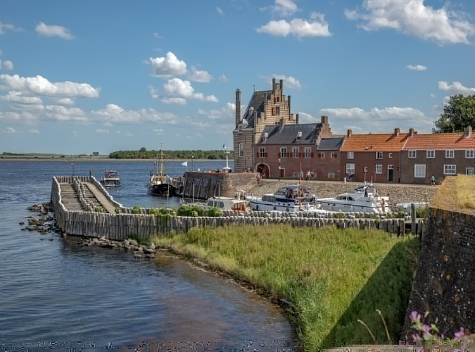 Haven van Veere aan het water